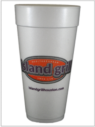 Cup Printing Island Grill 4 Colors
